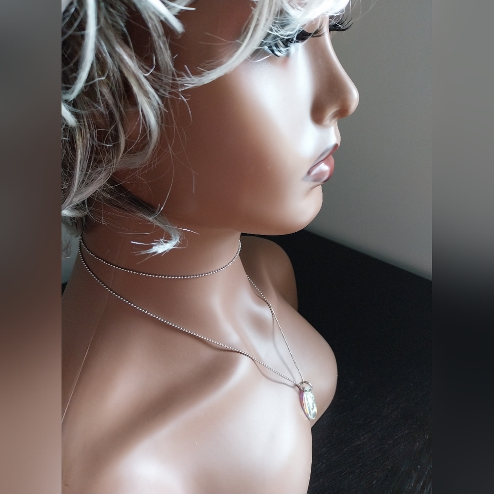 Silver Sterling Necklace with Pendant - Picture 2 of 11
